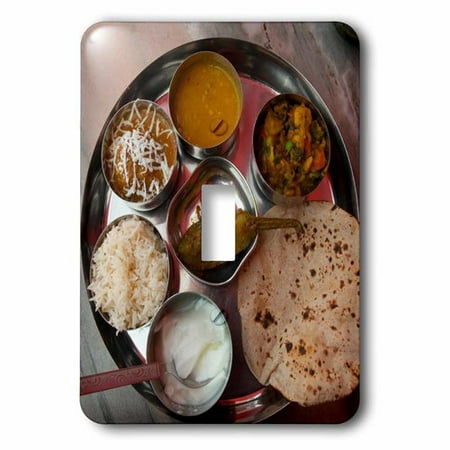 3dRose Thali for lunch, Fatehpur Sikri, Uttar Pradesh, India., Single Toggle (Best Electrical Switches In India)