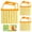 yellow 3pcs, variant on 3Pcs Window Blind Cleaner Duster Tool, 7 Fingers Washable Microfiber Brush, Crevice Cleaning Tool for Venetian Blinds & Air Conditioner Vents