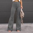 thumbnail image 3 of Pantalones Acampanados Con Parte Inferior De Campana Para Mujer, Pantalones Acampanados De Talle Alto Para Mujer Otoño Invierno Slim Fit Para Fiesta Para El Trabajo Para Ir De, 3 of 5