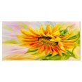 thumbnail image 2 of Sunflower Oil Painting - Floral Art Canvas Print, 2 of 3