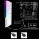 thumbnail image 5 of Disipador de calor DDR4 DDR5 Ram Cooler Radiador 5V 3PIN ARGB para computadora (Blanco), 5 of 9