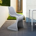 thumbnail image 5 of Compamia Bloom Dining Chair Silver Gray, Set of 2, 5 of 9