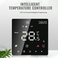 thumbnail image 2 of Mistaha Smart Thermostat with Voice Control and Weekly Programming - Energy Efficient LCD Touchscreen Thermostat for Electric Floor Heating - Child Lock Function - WiFi Connection - Black, 2 of 6