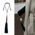 thumbnail image 2 of 1 Piece Elegant Tassels Charm for Backpack Shoulder Bags Bohemian Styles Natural Conch Pendant Accessory, 2 of 9