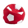 thumbnail image 2 of Puff Balón De Soccer Kids Confortable Rojo/Blanco Lunics Lunics Creando Confort Balón de Soccer, 2 of 2