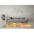 thumbnail image 3 of Ahgly Company Indoor Rectangle Patchwork Brown Transitional Area Rugs, 2' x 5', 3 of 4