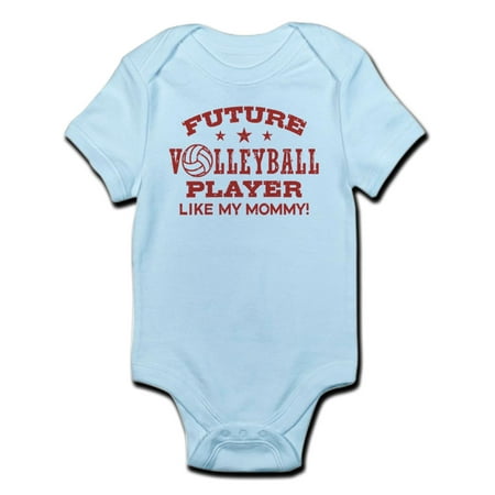 

CafePress - Future Volleyball Player Like My Mommy Infant Body - Baby Light Bodysuit