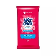 Wet Ones Antibacterial Hand Wipes Fresh Scent Travel Pack - 20 Count (Pack of 3)
