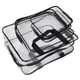 thumbnail image 5 of DEWIN 3 uds neceser diseño transparente 3 tamaños impermeable portátil Material de PVC práctico neceser transparente para viaje neceser para mujer, 5 of 5