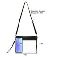 thumbnail image 7 of Clear Crossbody Bag, TSV Waterproof Shoulder Purse Bag with Adjustable Strap, Stadium Approved, 7 of 7