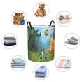 thumbnail image 6 of Wobbly Life Large Laundry Basket With Handle, Collapsible Laundry Hamper, Dirty Clothes Storage Basket For Living Room, Bathroom, Bedroom, College Dorm, 6 of 8