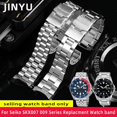 thumbnail image 2 of Correa de reloj de acero inoxidable de 22 mm para hombre, correa de reloj Casio MDV-106 MDV-107 MDV-106D MTP-VD01 con boca en arco, 2 of 5
