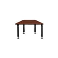 thumbnail image 4 of Regency 36 x 23 x 19 in Trapezoid Height Adjustable Kids Learning School Desk- Cherry, 4 of 6