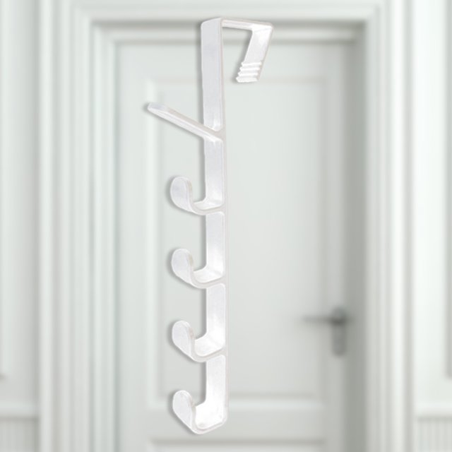 Perchero de ropa de 6 uds. Perchero de puerta de dormitorio sin perforaciones multifuncional para almacenamiento en el hogar FLhrweasw Nuevo