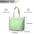 thumbnail image 2 of Farmhouse Plaid Weekender Bag Rustic Plaid Travel Tote with Vintage Checkered Design Finish, Geometric Pattern for Weekend Use, 2 of 5