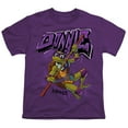 thumbnail image 2 of Tales of the Teenage Mutant Ninja Turtles Donnie Graffiti Kids T Shirt for Youth Boys and Girls, Purple, X-Large, 2 of 5