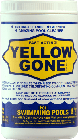 yellow gone pool cleaner