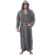 thumbnail image 1 of Hombre De Franela Con Capucha, Bata Gruesa Y Cálida, Albornoz Kimono Extra Largo, 1 of 4