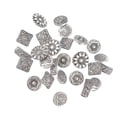 thumbnail image 1 of Yuarrent Juego de broches de presión de Metal de 50 piezas, herramientas de fijación de sujetadores de ropa, conjunto de botones de abrigo, Artesanía, 1 of 6