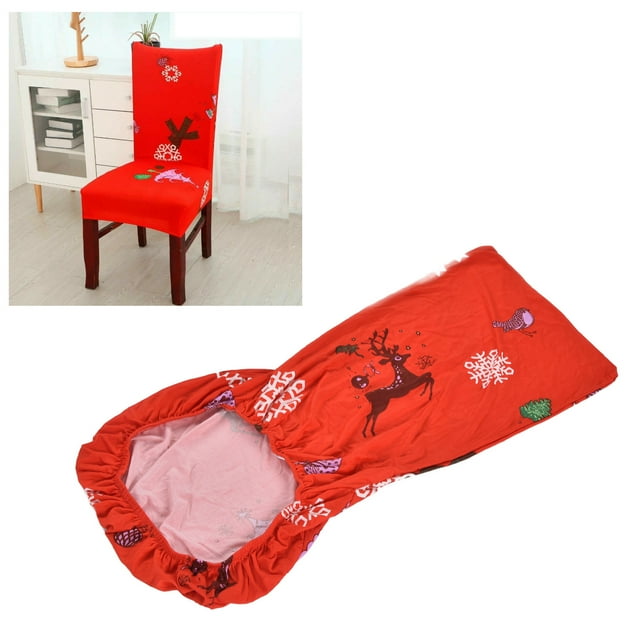 Fondo Para Silla De Navidad, Elástica, Antiplegable, Para Decoración Del Hogar Y Fiestas