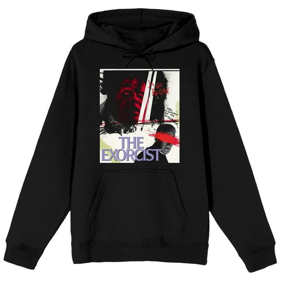 The Exorcist Poster Art Men's Black Sweatshirt-3XL