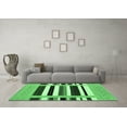 thumbnail image 3 of Ahgly Company Indoor Square Abstract Emerald Green Contemporary Area Rugs, 3' Square, 3 of 4
