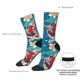 thumbnail image 4 of KLL Japanese Koi Print Cool Socks Men's Women's Crew Socks Funny Crazy Novelty Stockings, 4 of 6