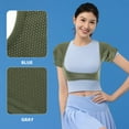 thumbnail image 3 of KAKOWELY Vestido Deportivo Para Mujer Con Parches Absorbentes De Sudor Y Tela De En Verde, 3 of 6