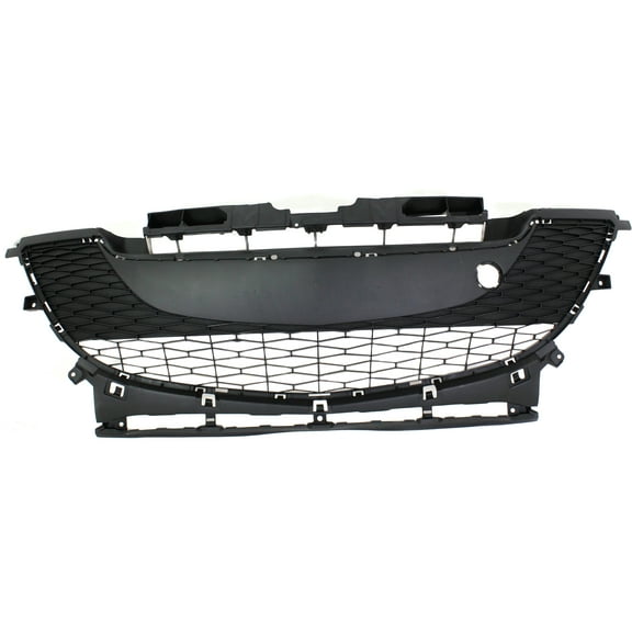 Front Bumper Grille Compatible with MAZDA 3 2010-2011 Textured Gray 2.0L Eng.