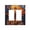 Double Toggle, variant on Golden Retriever Dog Stained Glass Single Toggle Wall Plate Decorative Electrical Outlet Light Switch Cover Switchplate