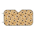 thumbnail image 7 of Balery Coffee Bun Hot Dog Print Car Windshield Sun Shade,Windshield Sunshade for Car Pickup Truck SUV Accessories-Medium, 7 of 7