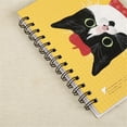 thumbnail image 4 of FURNIX Journal Notebook,Hard Cover Planner Spiral Cat Yellow A5 Notebook,Notebooks For Work,College Ruled Notebook,Travelers Diary,Writing Journal For Women Men,Bible Notebook,Planner To Do List, 4 of 9