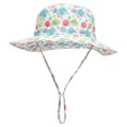 thumbnail image 4 of Ticikt Baby Sun Hat Toddler Bucket Hats Summer Sun Protective Kids Beach Hats Wide Brim Outdoor Camping Hat for Boys Girls 0-6Y, 4 of 5