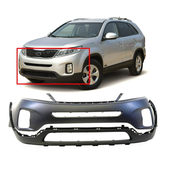 DCP Front Bumper Cover Kit for Kia Sorento EX LX SX 2014-2015 KI1000164 KI1015102
