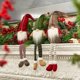 thumbnail image 1 of figuras de peluche navideñas, adornos navideños de gnomo hechos a mano, gnomo sueco Tomte, figura de Papá Noel escandinava de patas largas (51,5 x 11,5 cm), 1 of 5