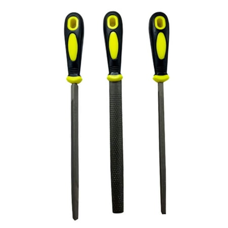 

Diy Crafts Tools 6 Pcs Assorted File Set With Handle Home Improvement Dno# 55 (Pack Of 3 Pcs Multi)