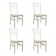 thumbnail image 1 of Ilios Innova | Set de 4 Sillas Festina de Polipropileno Blanco, Sillas Apilables para Eventos, Catering y Comedor, Resistentes a la Intemperie con Topes Antideslizantes, 1 of 9