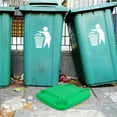thumbnail image 4 of OULII 1Set Green Garbage Can Lid with Clip and Pin for Outdoor Home Trash Bins, 4 of 6