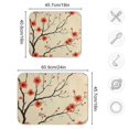 thumbnail image 5 of Yayeee Dish Drying Mat for Kitchen Counter Ultra Absorbent Easy Clean Pad 18x16", Red Floral Pattern, 5 of 7
