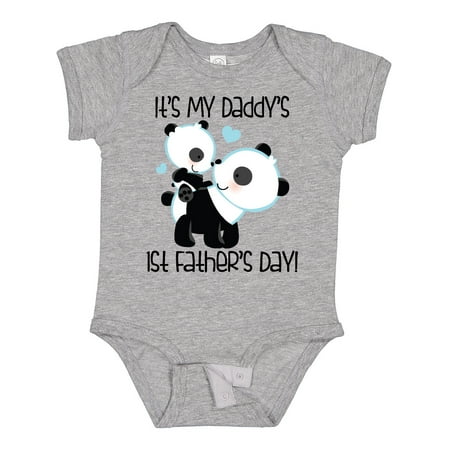 

Inktastic My Daddy s 1st Fathers Day Gift Baby Boy Bodysuit