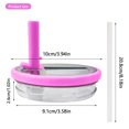 thumbnail image 3 of 2 paquetes de tapas de vaso para accesorios de copa Stanley de 40 onzas, a prueba de derrames para niños, fundas transparentes de 40 onzas, tapa giratoria, para tazas de café, 3 of 3