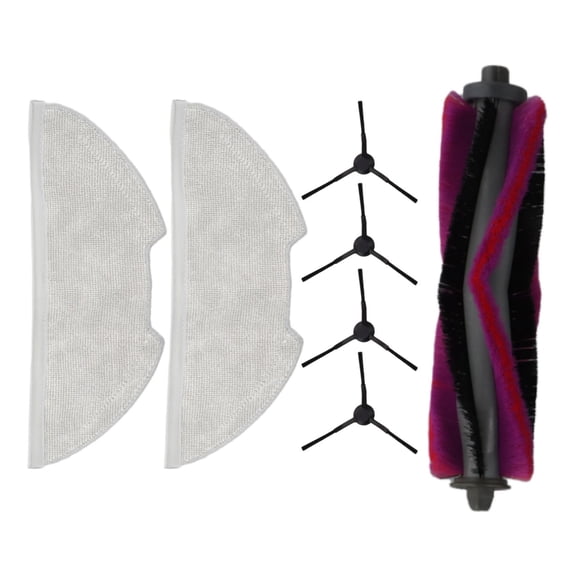 Main Roller Side Brush Mop Cloths Kit For Eureka E20 Plus Robot Vacuum Cleaner Home Appliance Parts Household Supplies