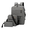 thumbnail image 1 of Mochila de viaje para portátil Maxiaoxia, mochila grande para hombre y mujer, mochila de mano de 43 cm con bandolera y monedero, mochila universitaria de tres piezas para la escuela, la universidad,, 1 of 1