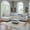 Grey White, variant on NeoKo Sectional Couch for Living Room Furniture Sets,White faux leather synthetic leather L Shape sectional Sofa 3 Piece for Apartment, Office, Bedrooms