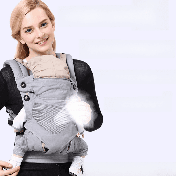 Portabebés transpirable fácil de llevar en ambos hombros mochila infantil para llevar y pasear al bebé herramienta divina anti piernas en forma de O para bebés