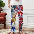 thumbnail image 3 of Power Rangers Pajamas Pants 3D Printing Wide Leg PJ Pant Loungewear Casual Comfy Sleepwear Lounge Pants for Men WomenL, 3 of 9