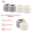 thumbnail image 3 of 4 pares de prácticos cinturones de limpieza de hidroterapia de muñeca se utilizan para lavar la cara y absorber el cinturón deportivo femenino de la muñeca MFZFUKR BST3021824-1, 3 of 6