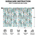 thumbnail image 2 of Blackout Kids Curtains,Boho Bohemia Geometric Line Art Childrens Insulated Curtains Set Of 2,Bedroom Essentials,Toddler Room Decor 42"x54"(106x137cm), 2 of 4