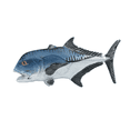 thumbnail image 7 of Realistic Ocean Fish Figurine Set, 8 Pcs Marine Animal Toy Figures, PVC Models, 7 of 7