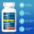thumbnail image 5 of HealthA2Z® Ibuprofen 200mg | 500 Counts | Pain Relief | Body Aches | Headache | Arthritis | Cramps | Back Pain | Fever Reducer… (500 Count), 5 of 12